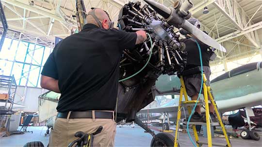 Engine and detailed-area cleaning